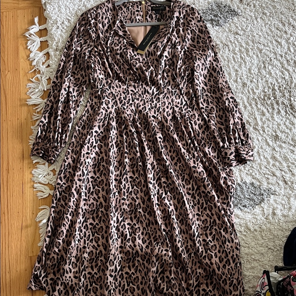 Donna Karan Animal Print Dress